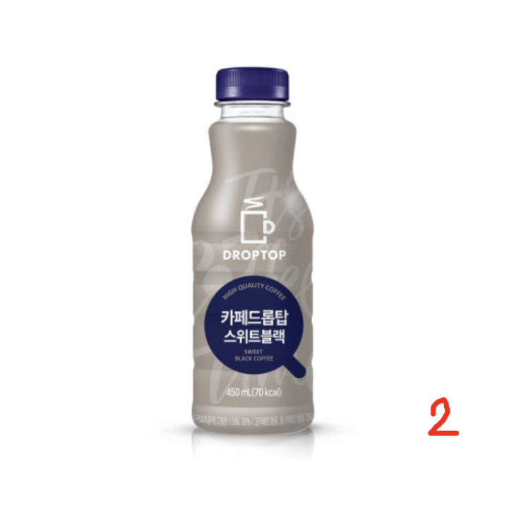카페드롭탑스위트블랙 450ml 24입(기획할인테스트)