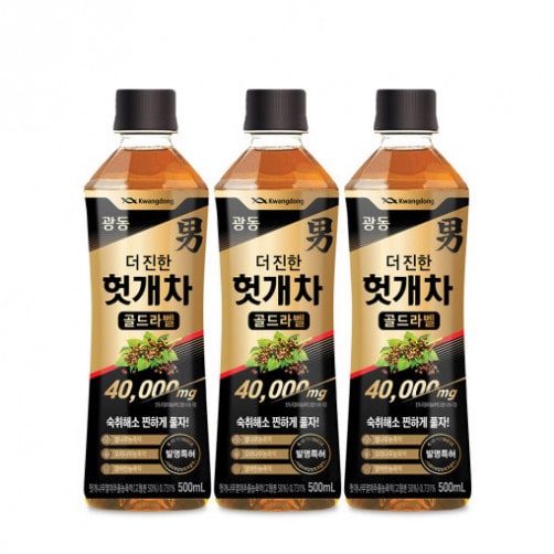 더진한헛개차골드라벨 500ml 24입
