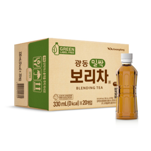 밀싹보리차 그린(무라벨) 330ml 20입 