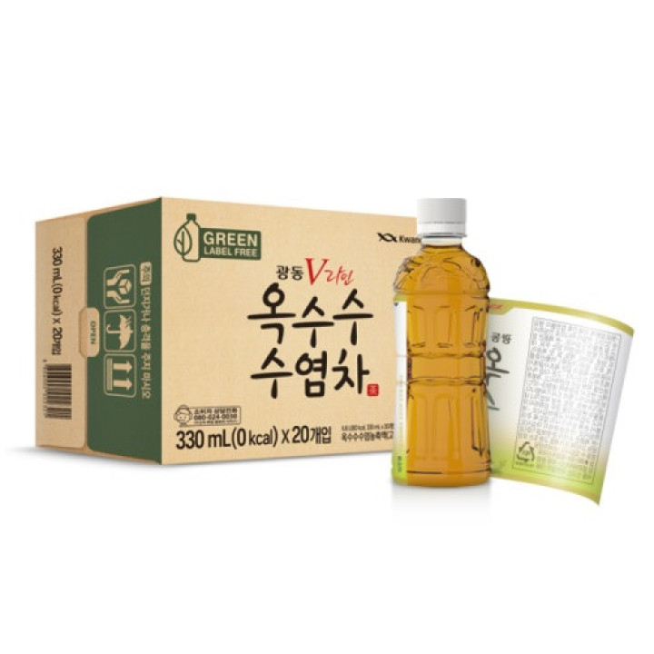 [무료배송] 옥수수수염차 그린(무라벨) 330ml 20입