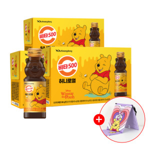 [단독상품] 비타500 곰돌이 푸 100ml 30입 + 그라운드체어 세트